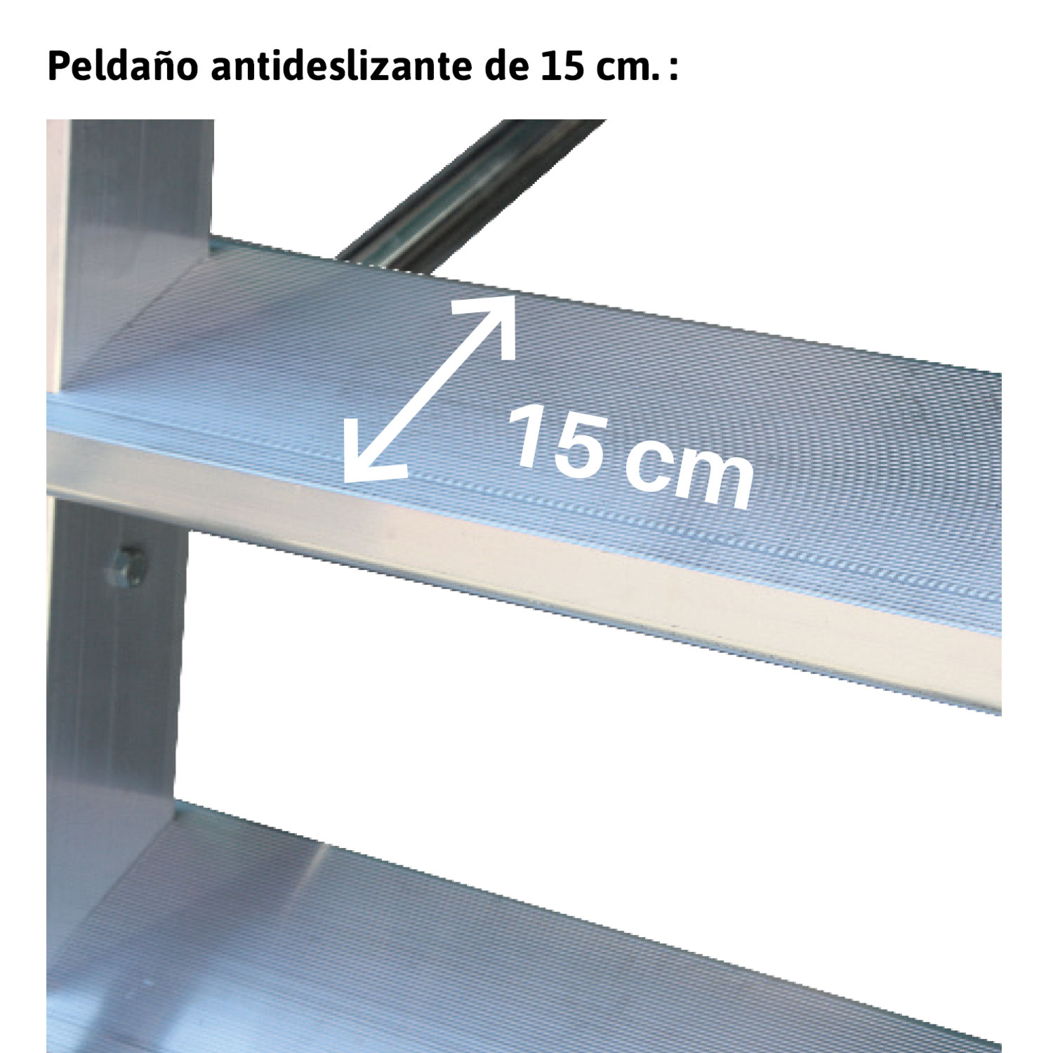 ESCALERA CON PLATAFORMA Y PLANO DE CARGA ELÉCTRICO. 10 PELDAÑOS. - Image 5