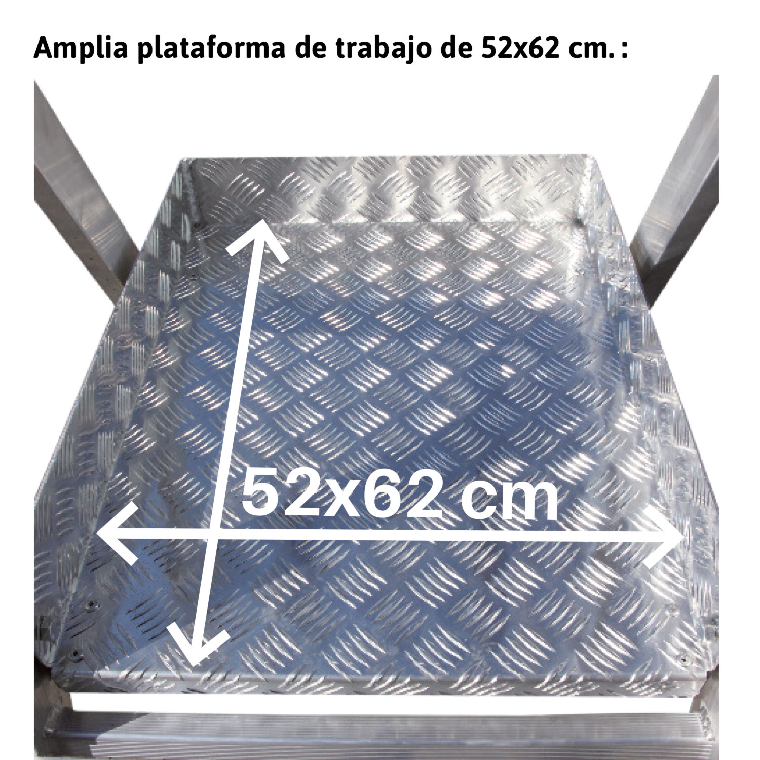 ESCALERA DE ALMACÉN CON PLATAFORMA Y RUEDAS.10 PELDAÑOS. - Image 5