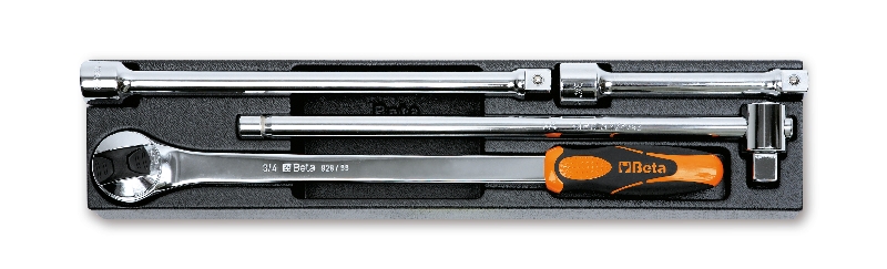 Beta Tools Tournevis Cruciformes 9 Pièces | Tête Phillips | Plateau Rigide | Qualité Professionnelle