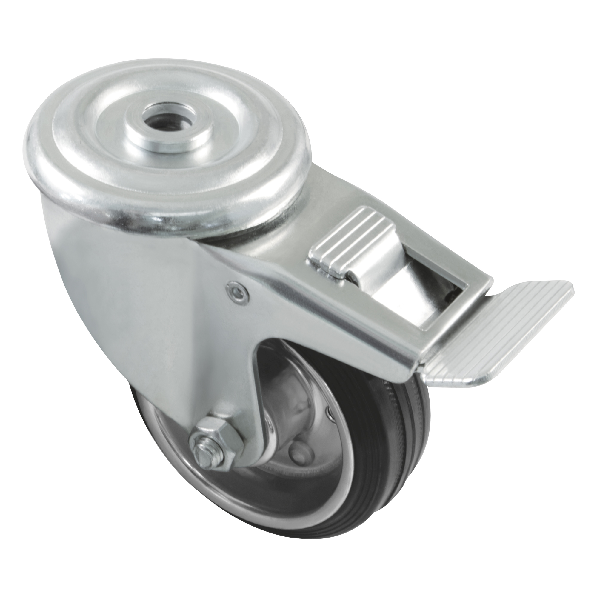 RUEDA 2525-100 GOMA NEGRA (S) - Comercial Urnisa