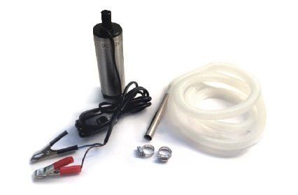 BOMBA SUMERGIBLE ACERO INOXIDABLE 12 V 18 L CON ACCESORIOS