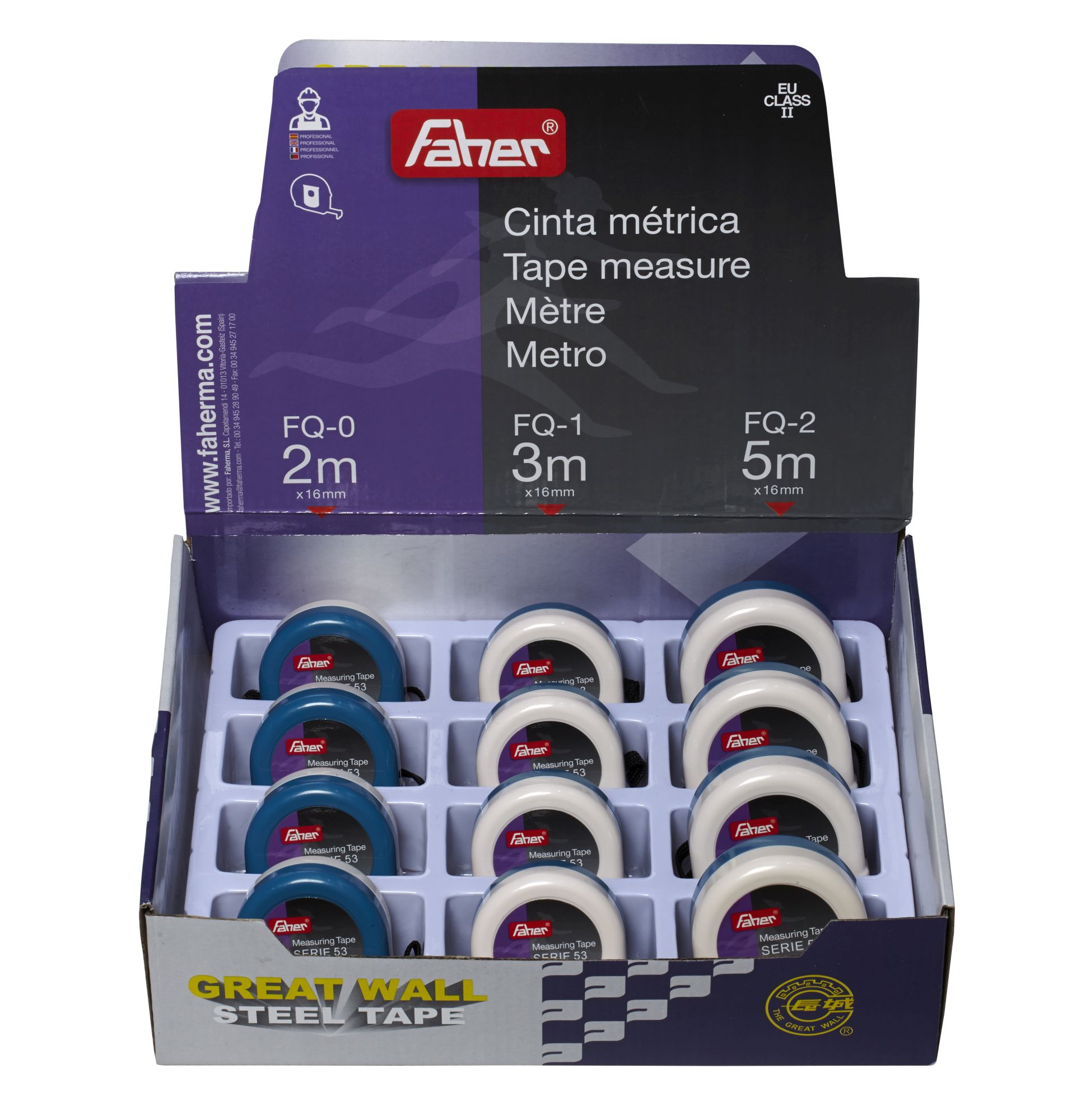 DISPLAY CONJUNTO SERIE 53 SIN FRENO CINTA BLANCA