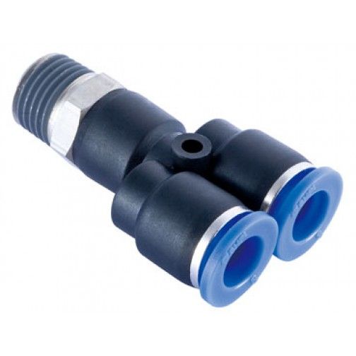 “Y” ORIENTABLE ROSCA MACHO CÓNICA Ø 12 R1/4 BSPT