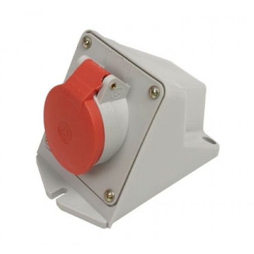 BASE MURAL 4P(3P+T) 380 V 16 A IP44